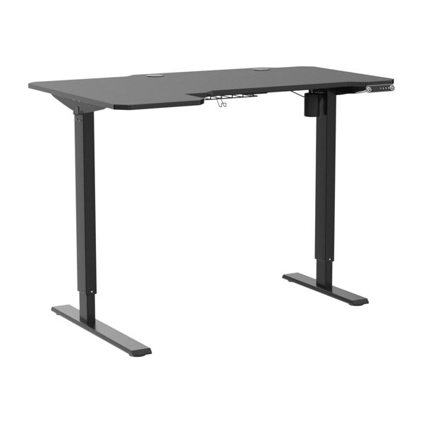 ABMC Adjustable LShaped Metal Base Standing Desk Wayfair Canada
